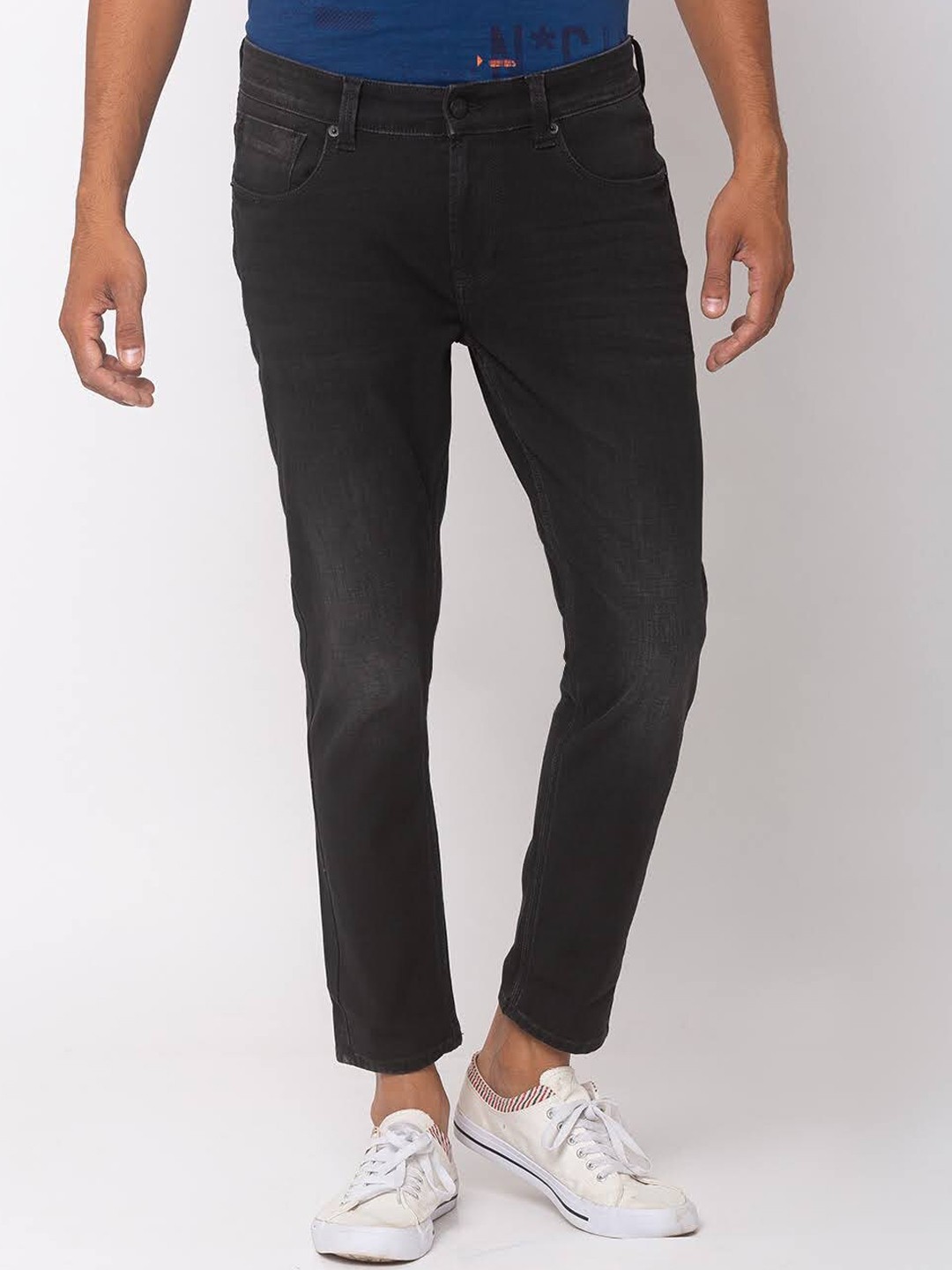 

SPYKAR Men Black Slim Fit Jeans