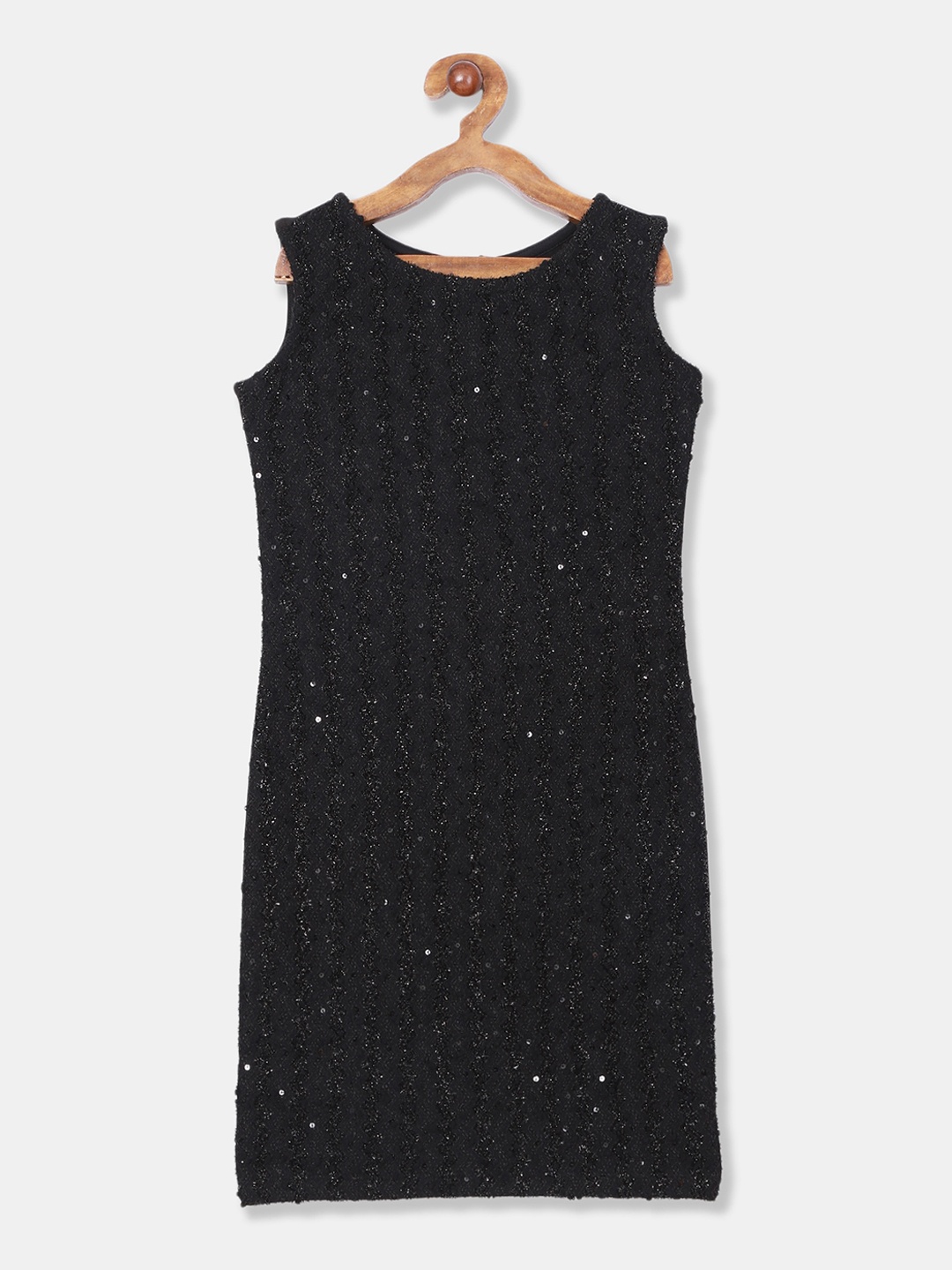 

Cherokee Girls Black Embellished Sheath Dress
