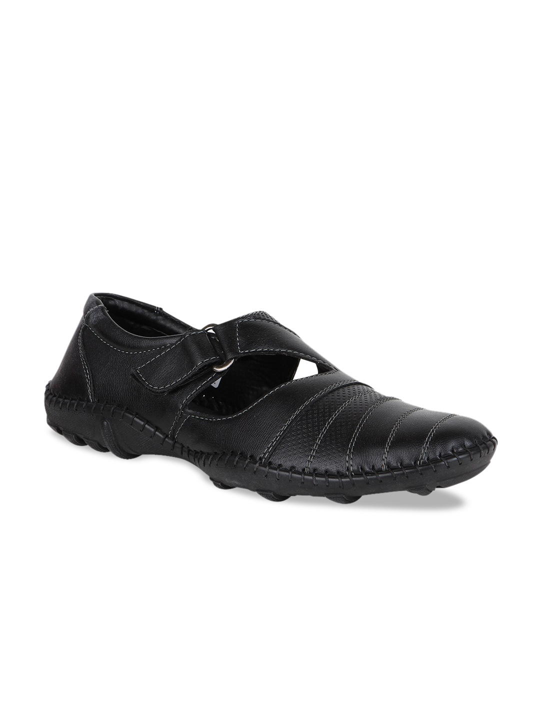 

Regal Men Black Shoe-Style Sandals