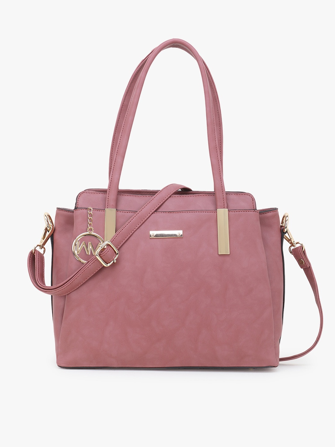 WOMEN MARKS Pink Solid Shoulder Bag