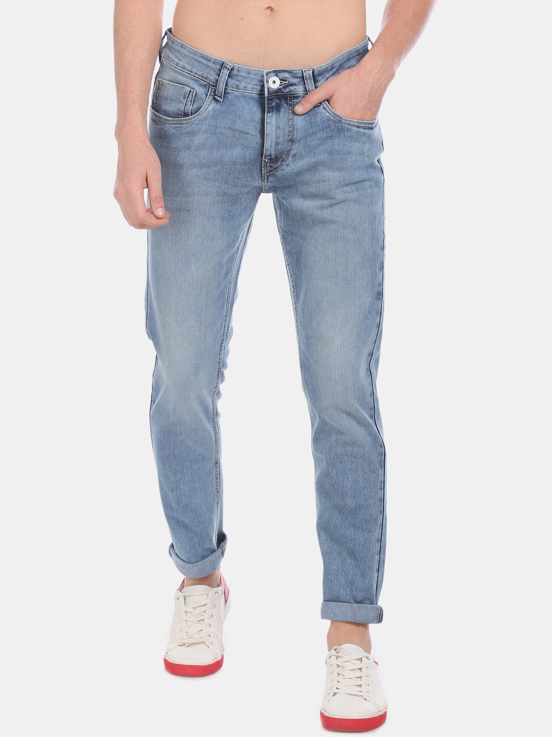 

Flying Machine Men Blue Slim Fit Jeans