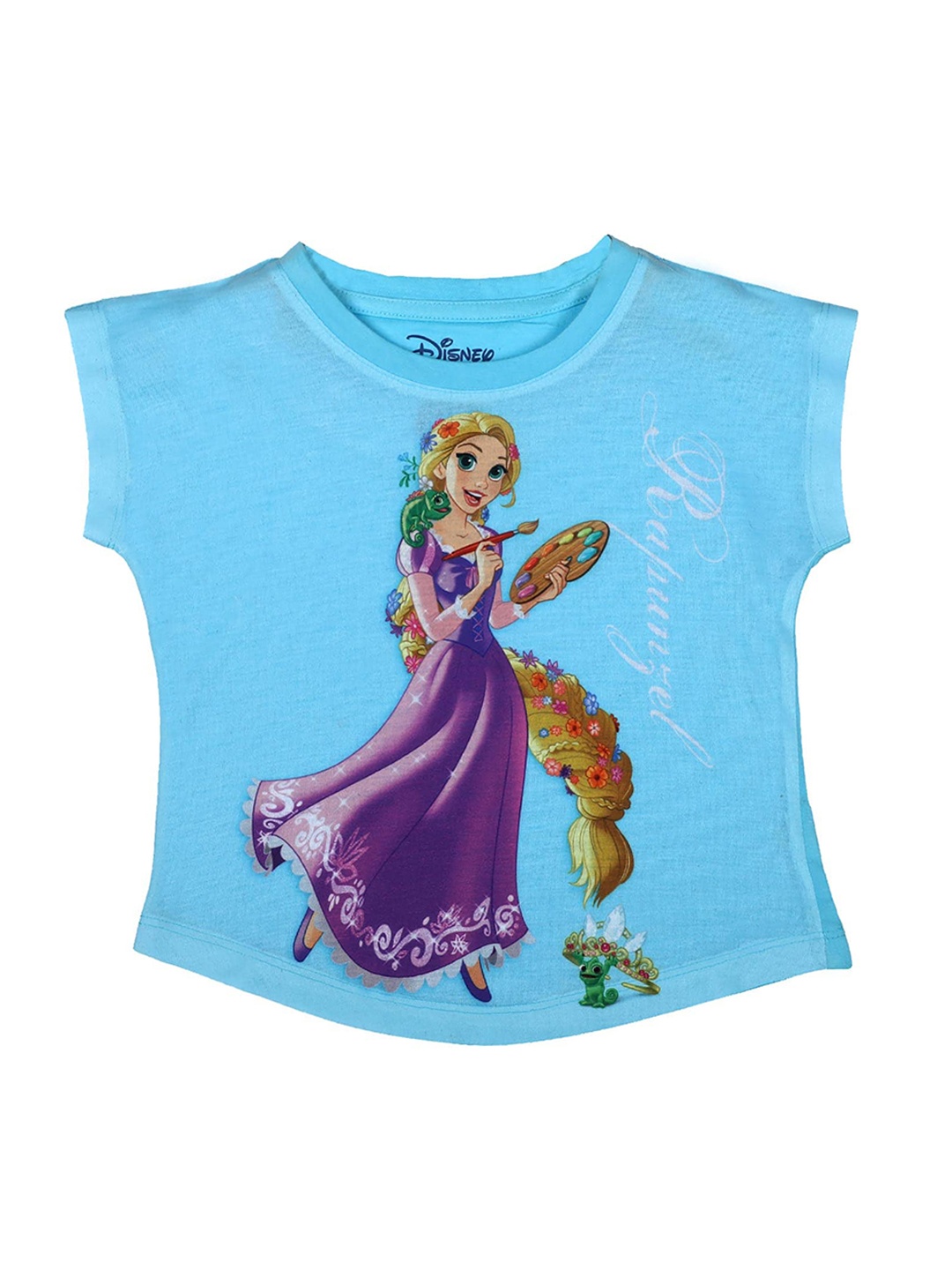 

Disney Princess Girls Blue Printed Top