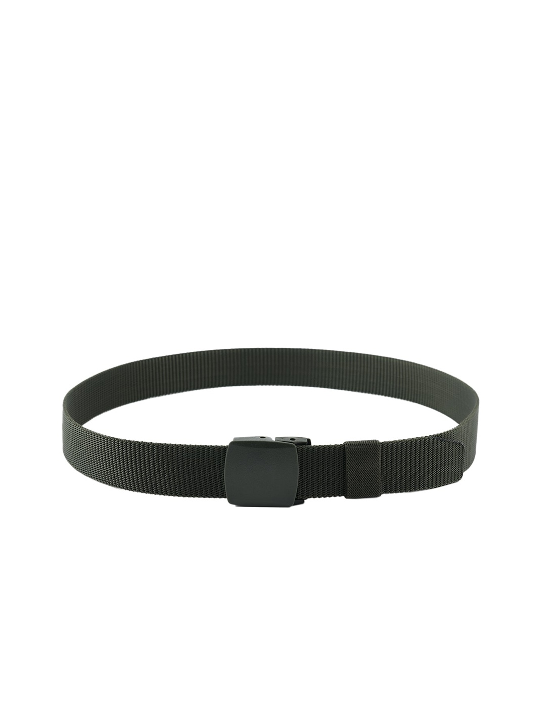 

Kastner Men Olive Green Solid Canvas Belt