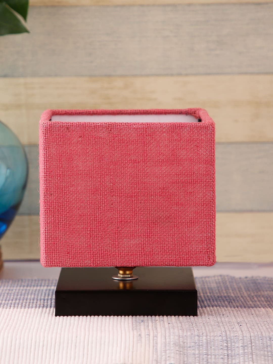 

Devansh Pink Solid Contemporary Square Table Lamp