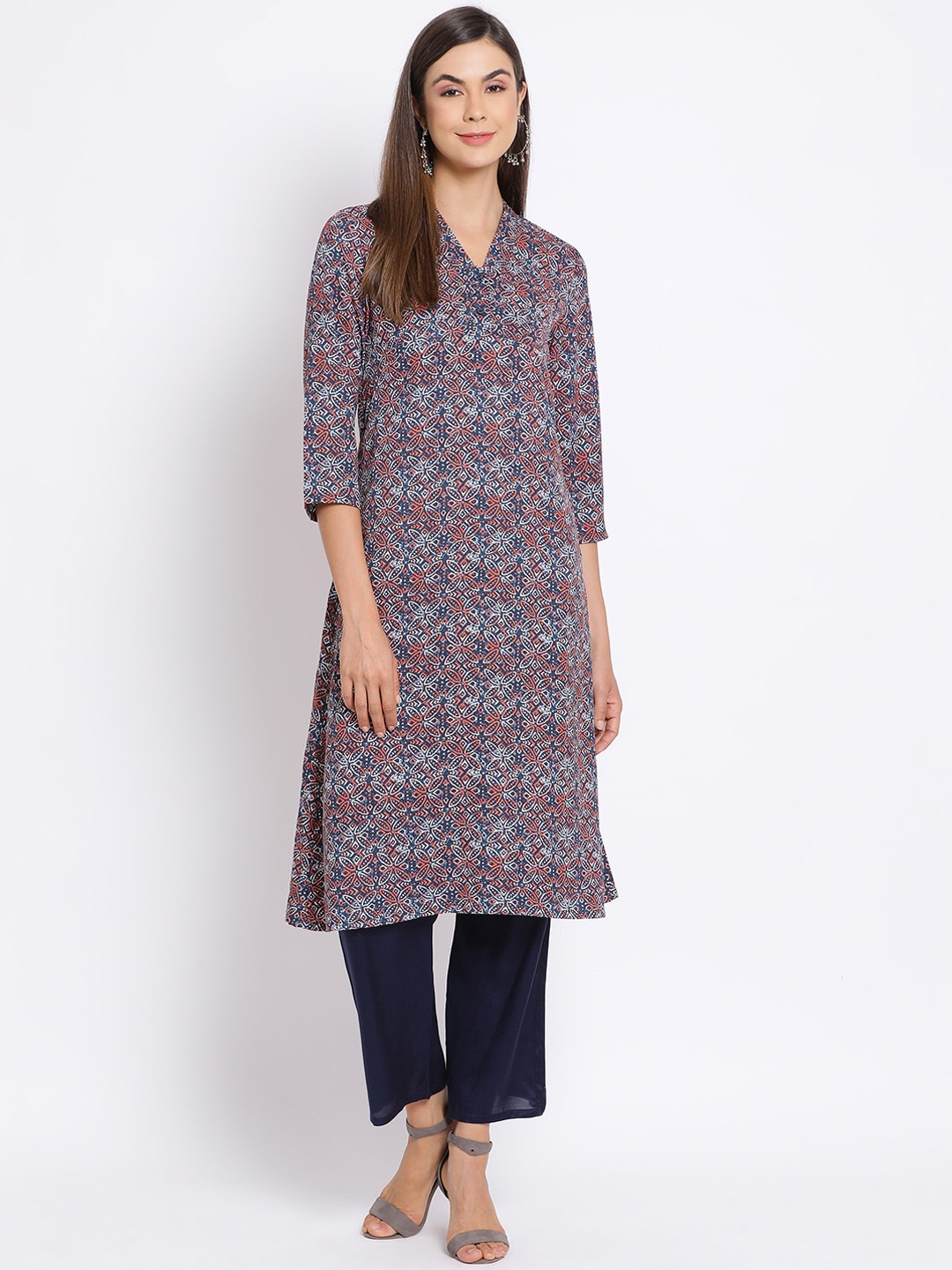 

Oxolloxo Women Multicoloured Printed Kurti, Multi