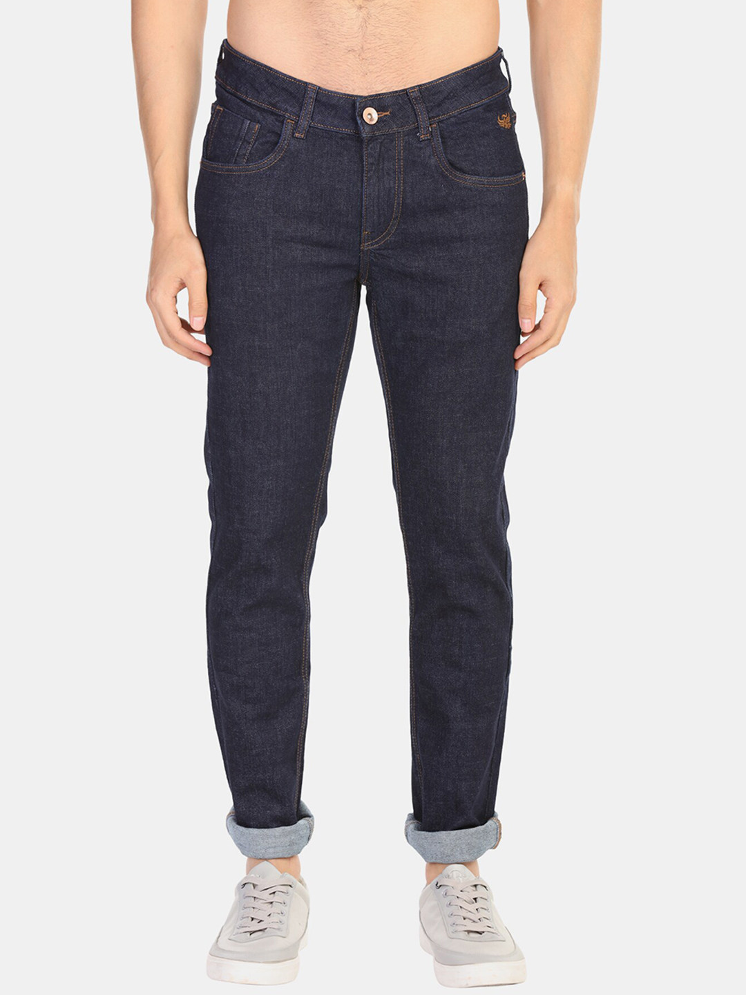 

Flying Machine Men Navy Blue Jackson Clean Look Jeans