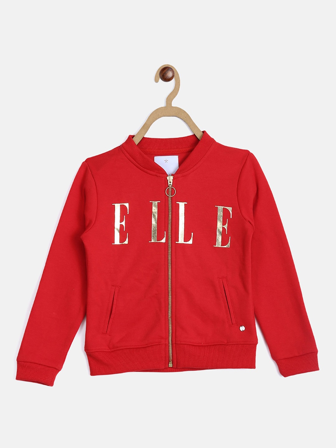 

ELLE Girls Red Printed Sweatshirt