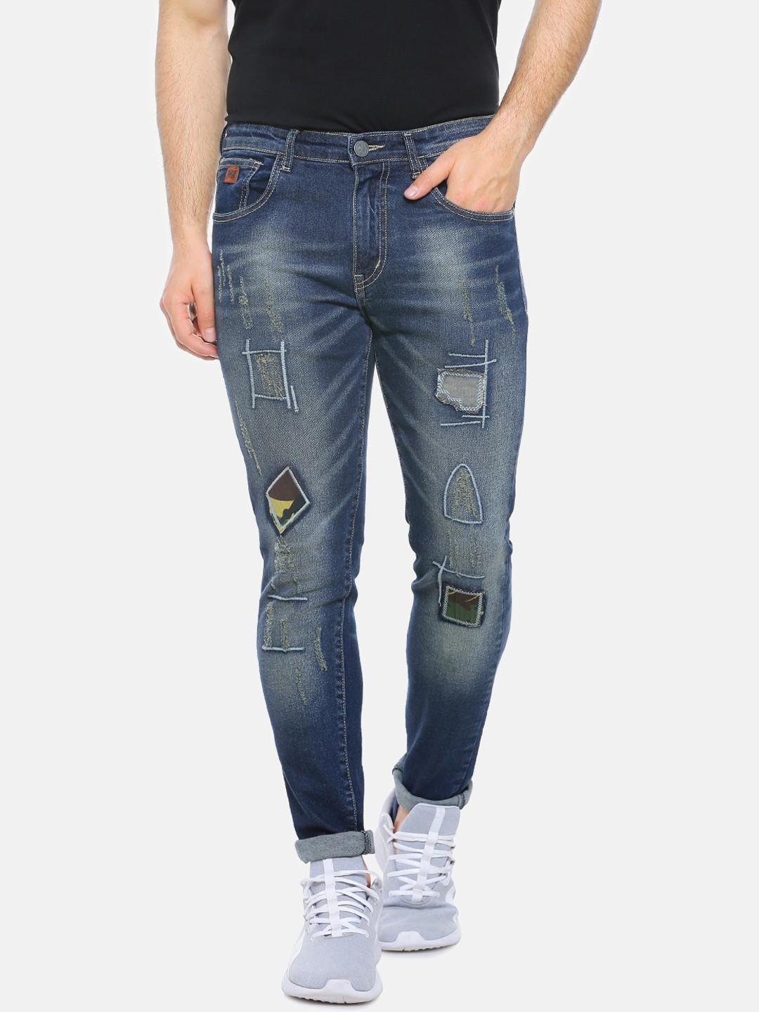 

Campus Sutra Men Blue Slim Fit Jeans