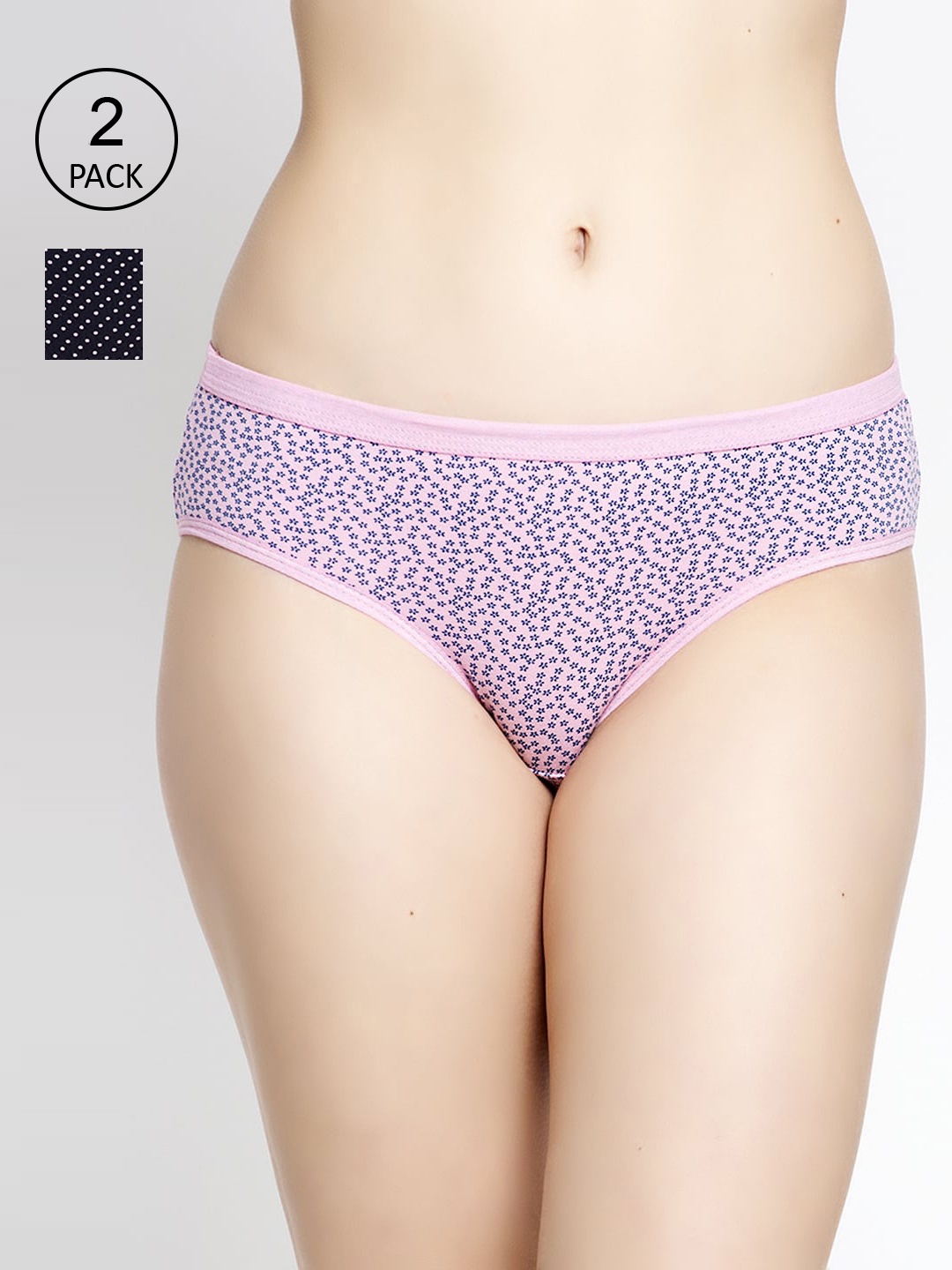 

GRACIT Women Pack of 2 Assorted Hipster Briefs PW27-01-10