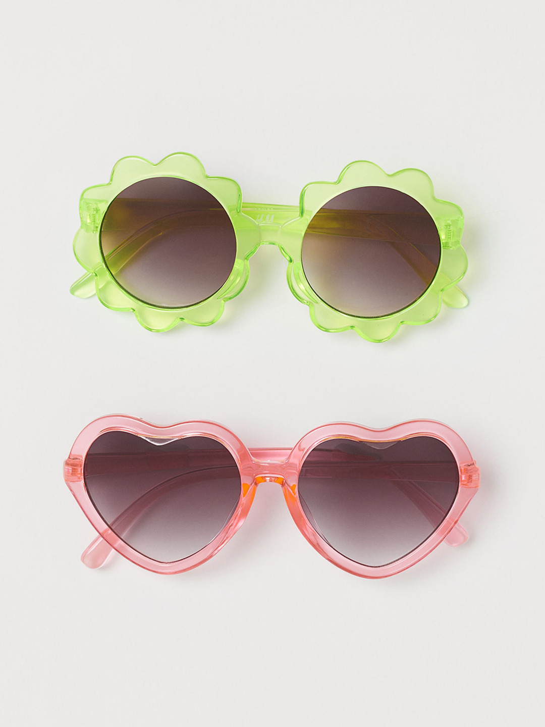 

H&M Girls 2-Pack Sunglasses, Green