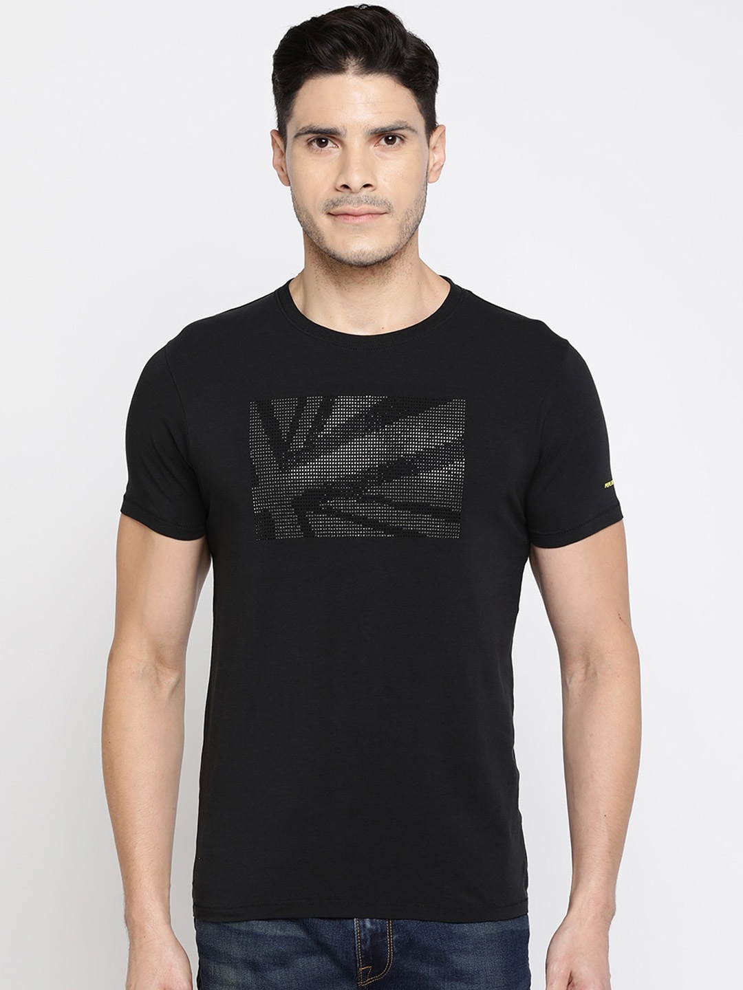

Pepe Jeans Black Applique T-shirt