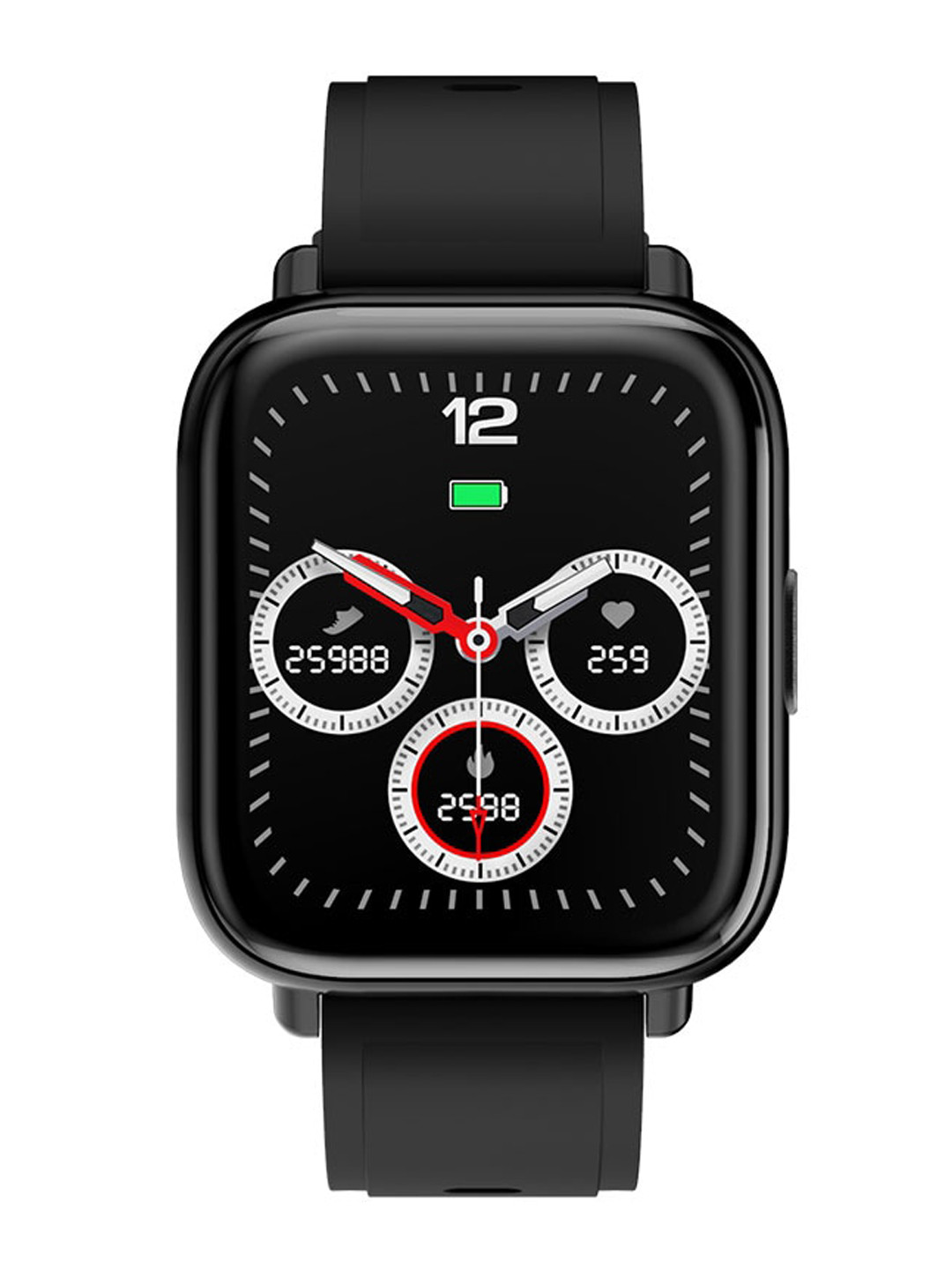 

Molife Unisex Sense500 IP68 Rated Infinity Display Calling Smart Watch, Black