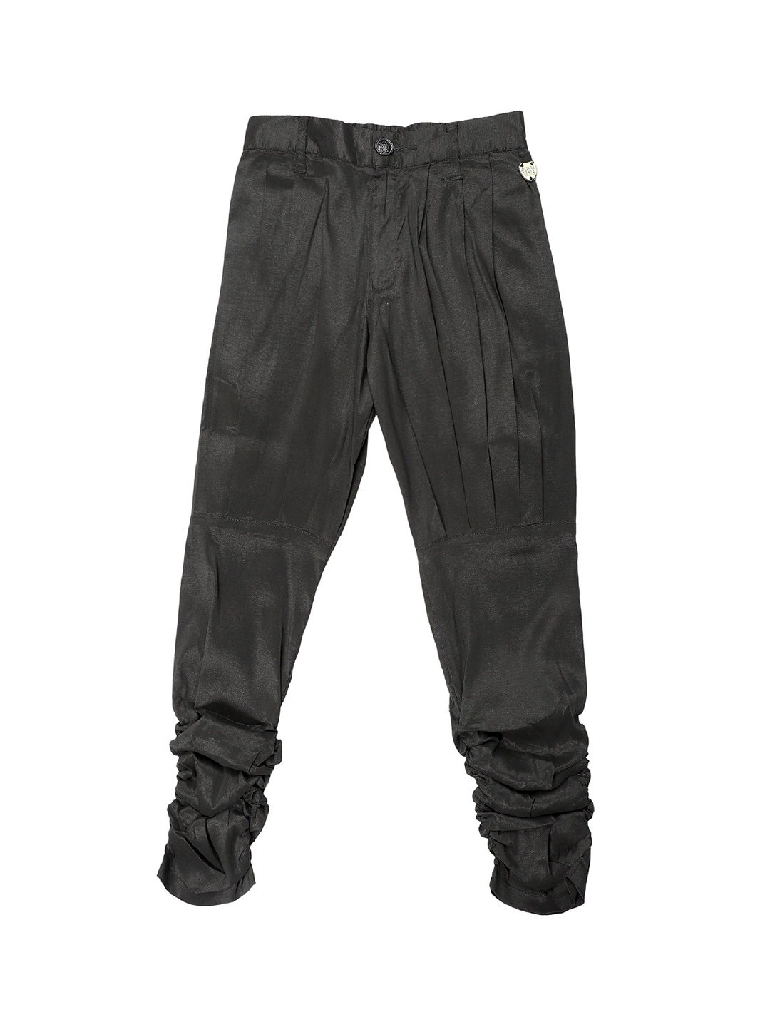 

Actuel Boys Black Regular Fit Solid Regular Trousers