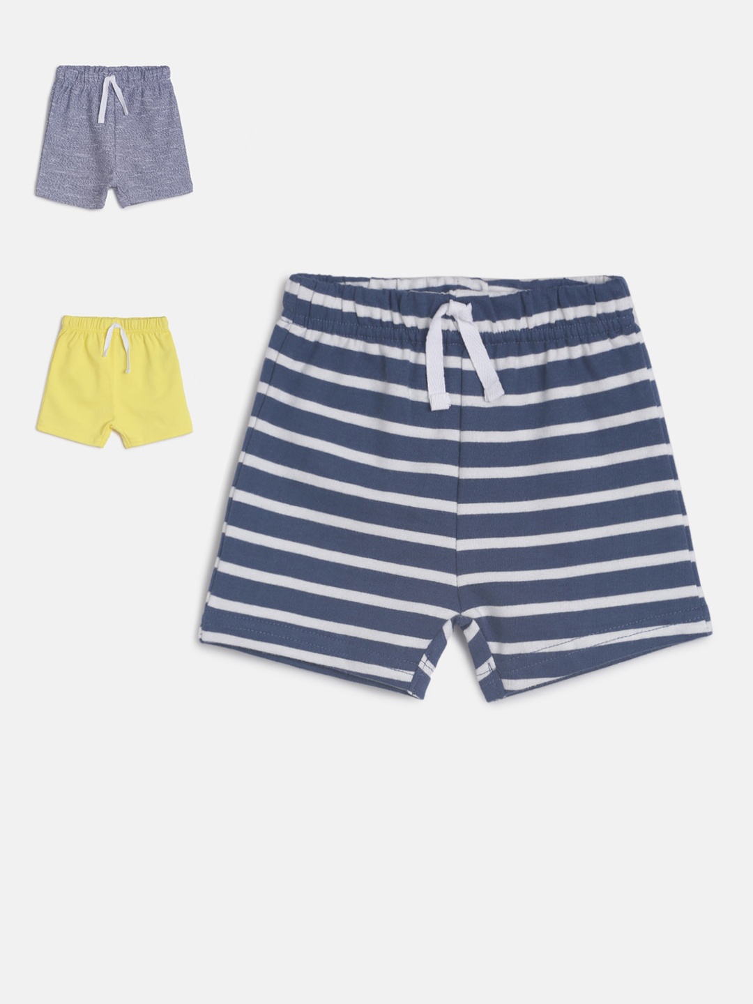 

MINI KLUB Boys Pack of 3 Regular Shorts, Navy blue