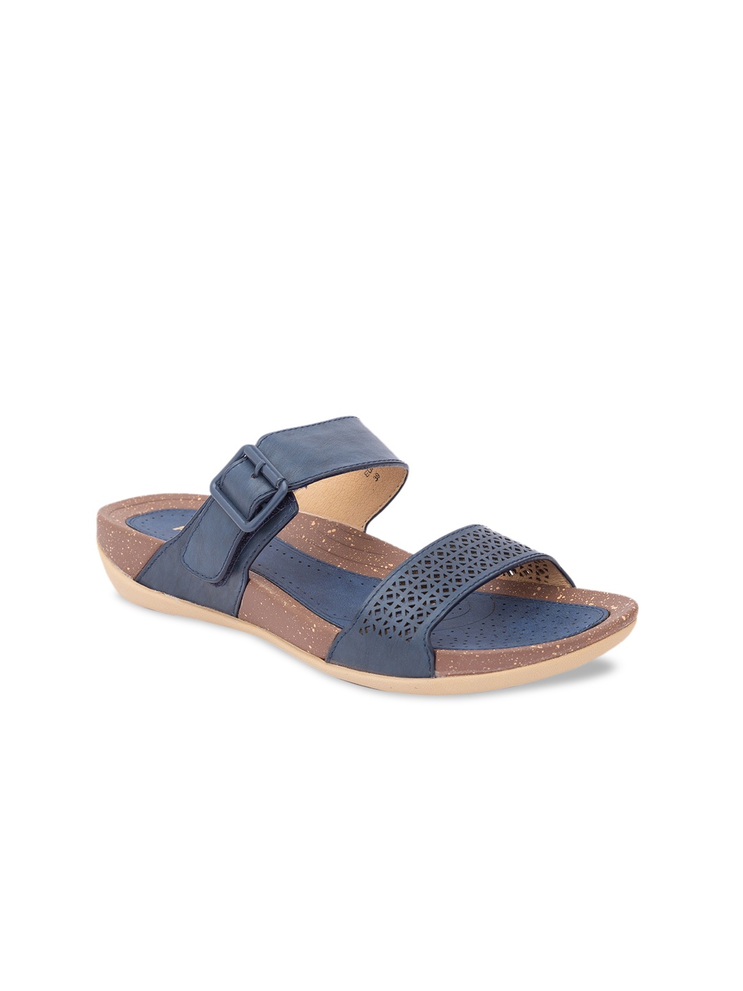 

Rocia Women Blue Solid Open Toe Flats