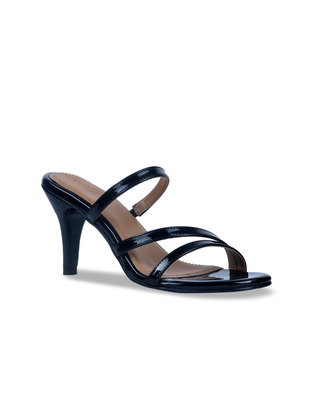 

London Rag Women Black Solid Sandals