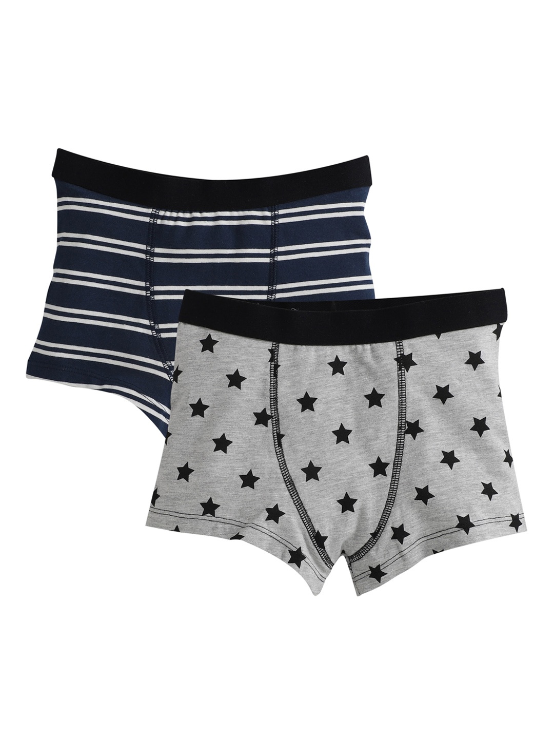 

Charm n Cherish Boys Pack of 2 Grey & Black Trunks BWTR18