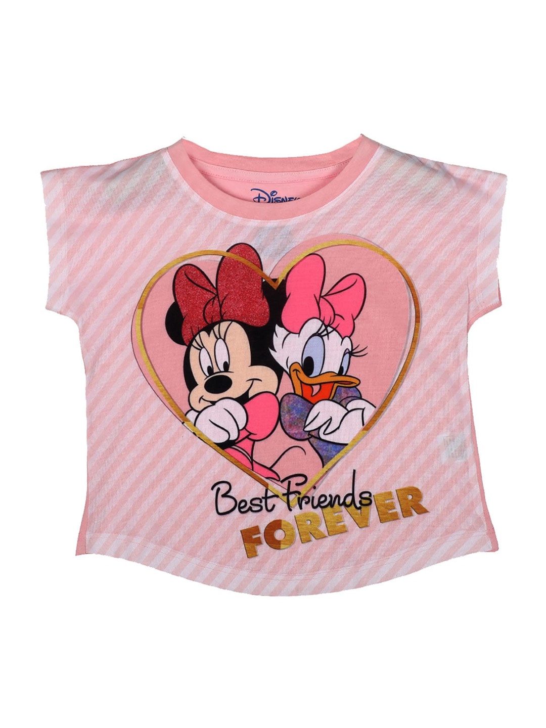 

Minnie Girls Pink Printed Top