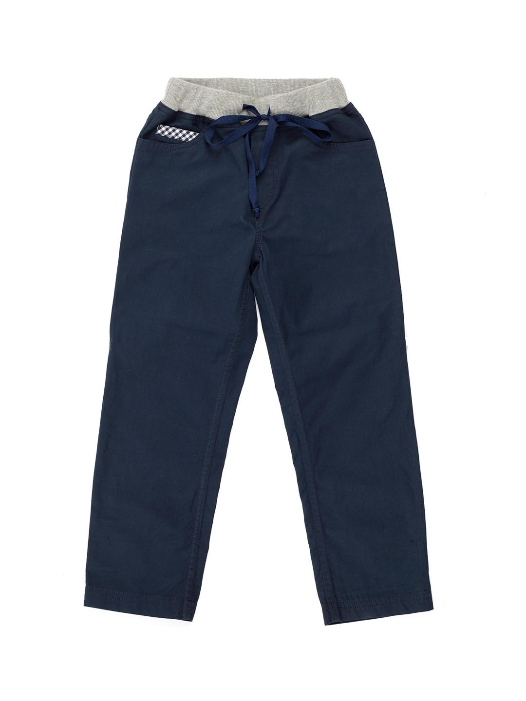 

UNDER FOURTEEN ONLY Boys Navy Blue Regular Fit Solid Regular Trousers
