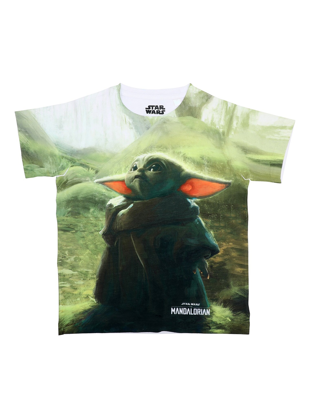 

STAR WARS Boys Olive Green & Brown Star Wars Printed T-shirt
