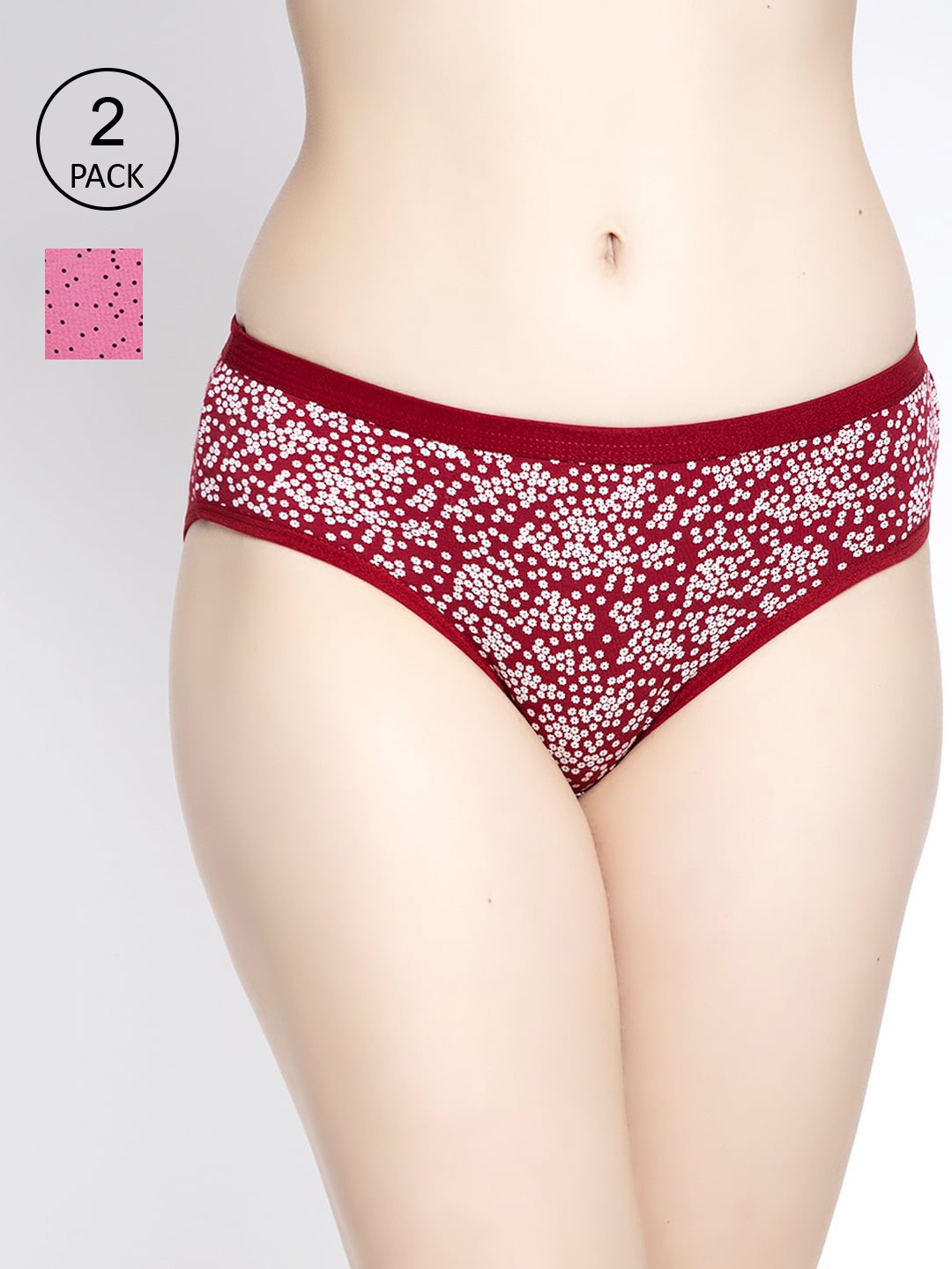 

GRACIT Women Pack Of 2 Assorted Hipster Briefs PW27-14-15