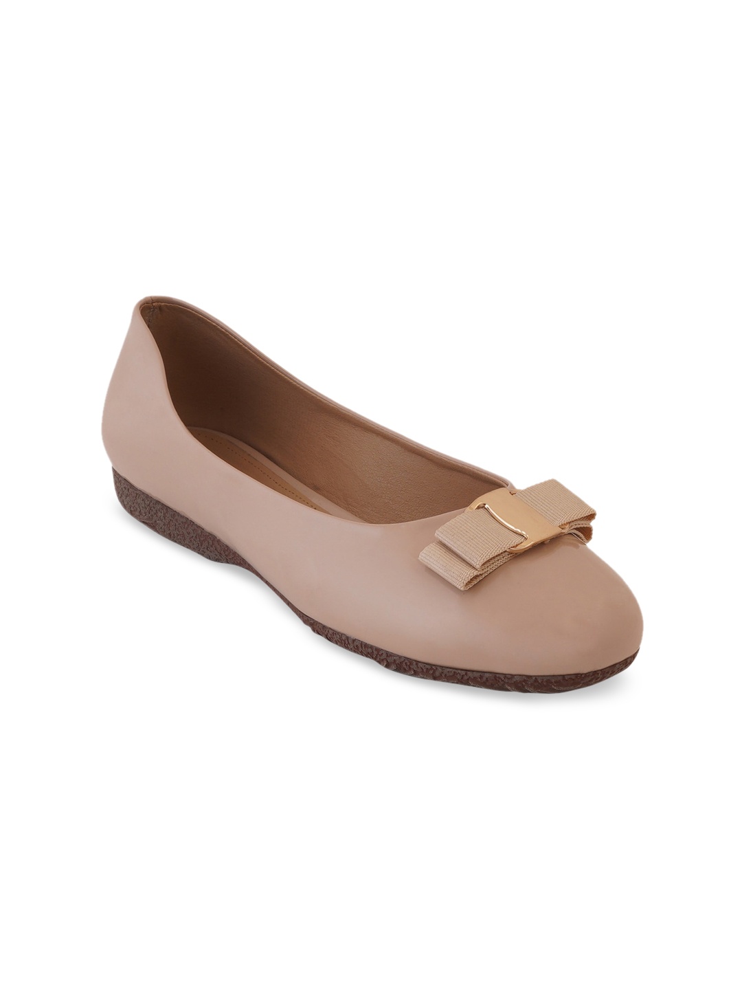 

pelle albero Women Beige Solid Ballerinas
