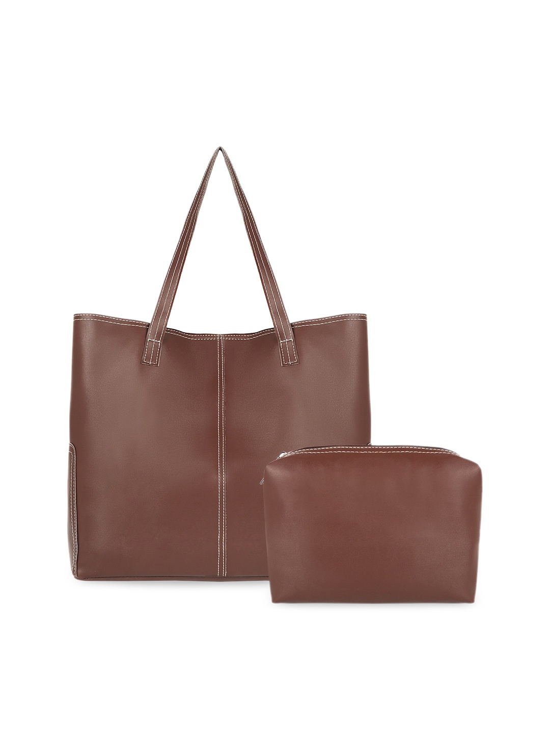 

Toteteca Brown Solid Shoulder Bag