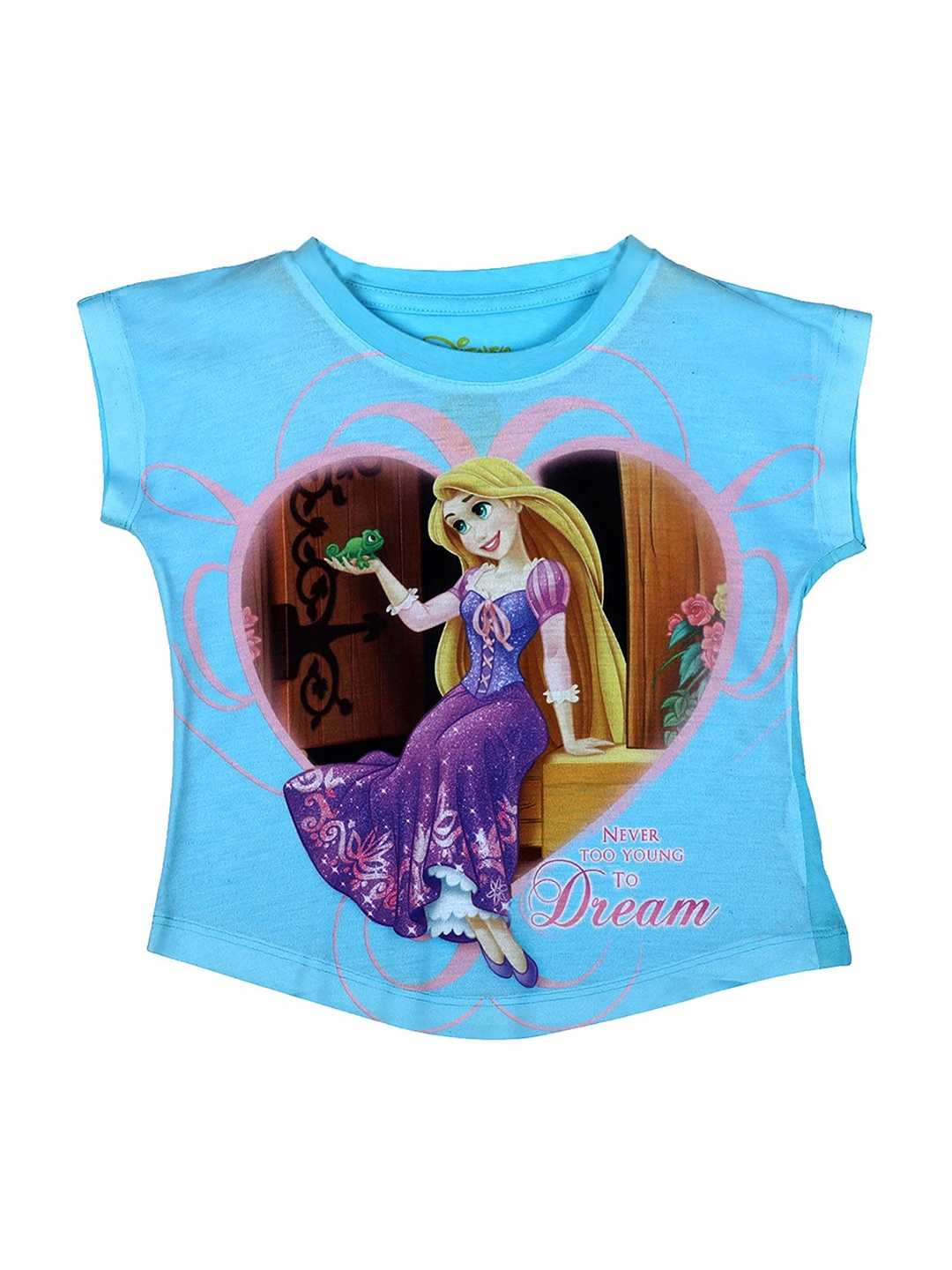 

Disney Girls Blue Princess Printed Top