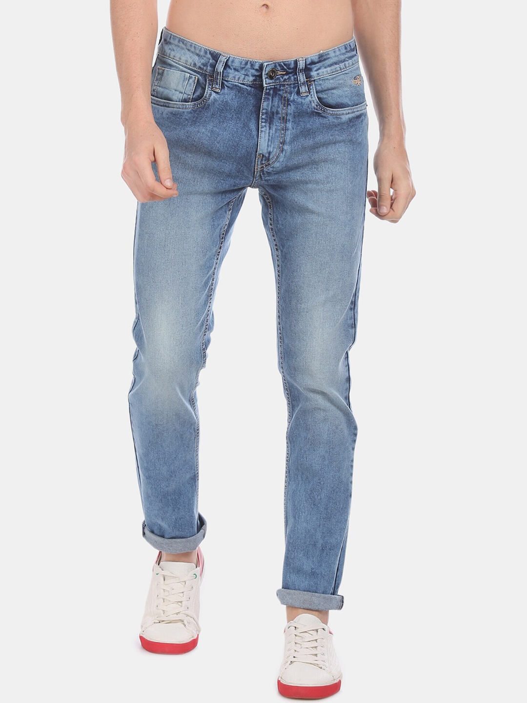 

Flying Machine Men Blue Michael Tapered Fit Jeans