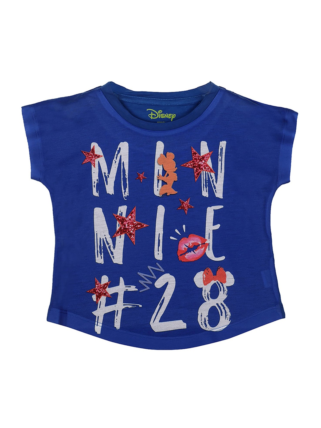 

Minnie Girls Blue Minnie Printed Top