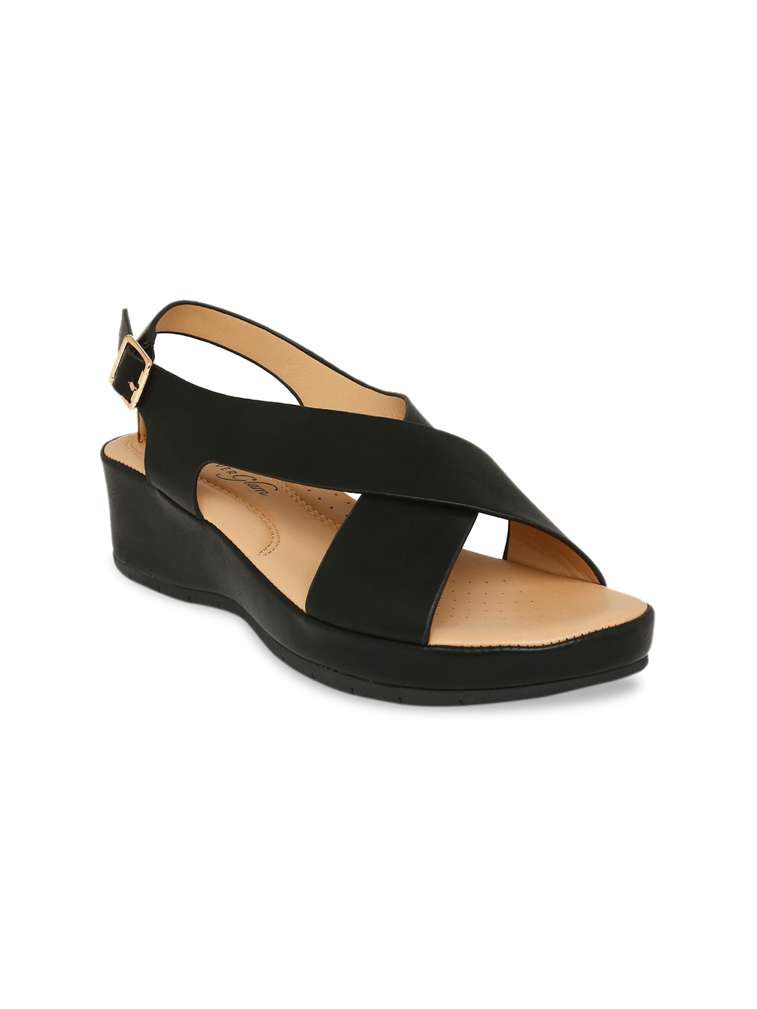 

Forever Glam by Pantaloons Women Black Solid Wedges