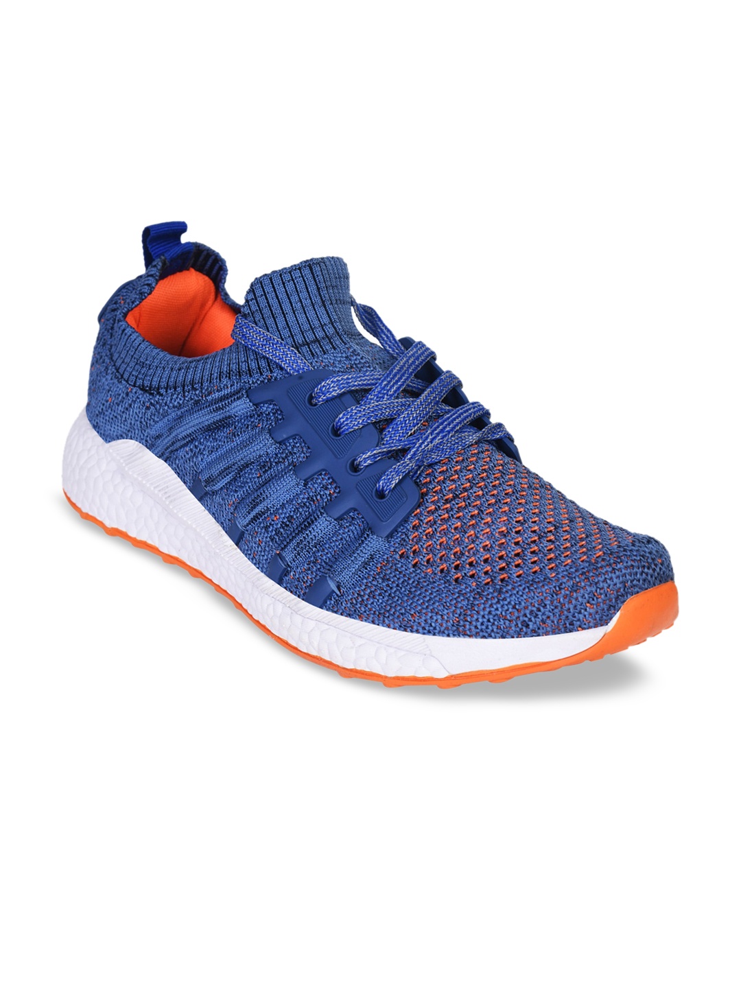 

IMPAKTO Men Blue Mesh Running Shoes