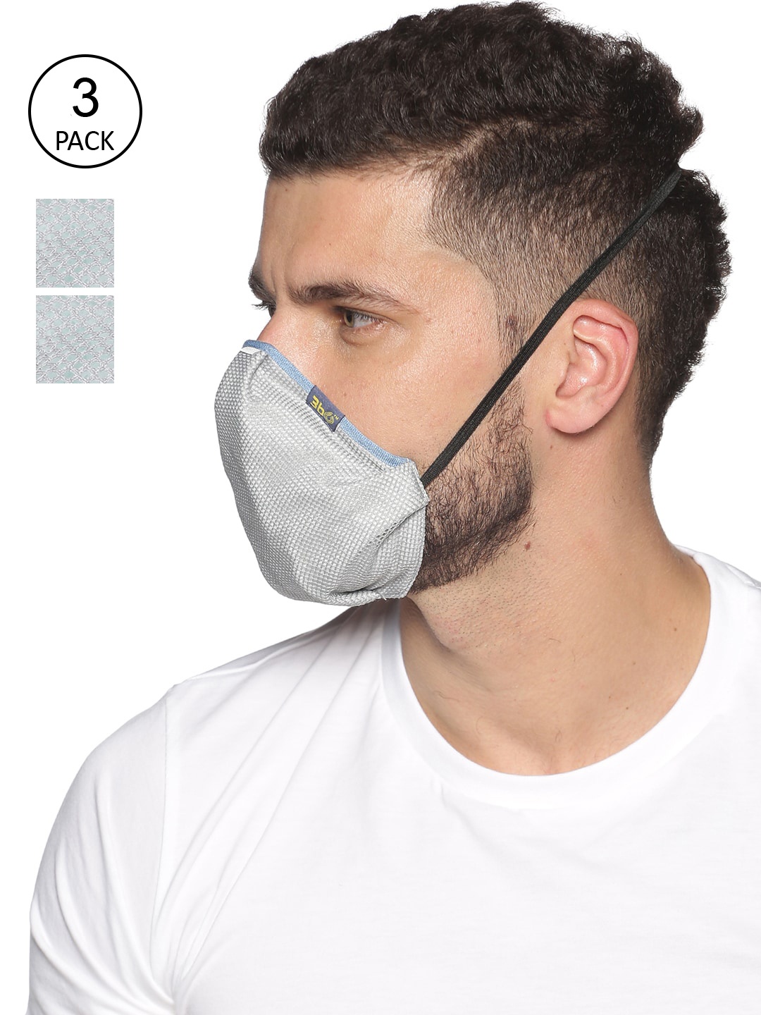 

3BO Pack Of 3 Assorted 3-Ply Reusable Protective Outdoor Masks