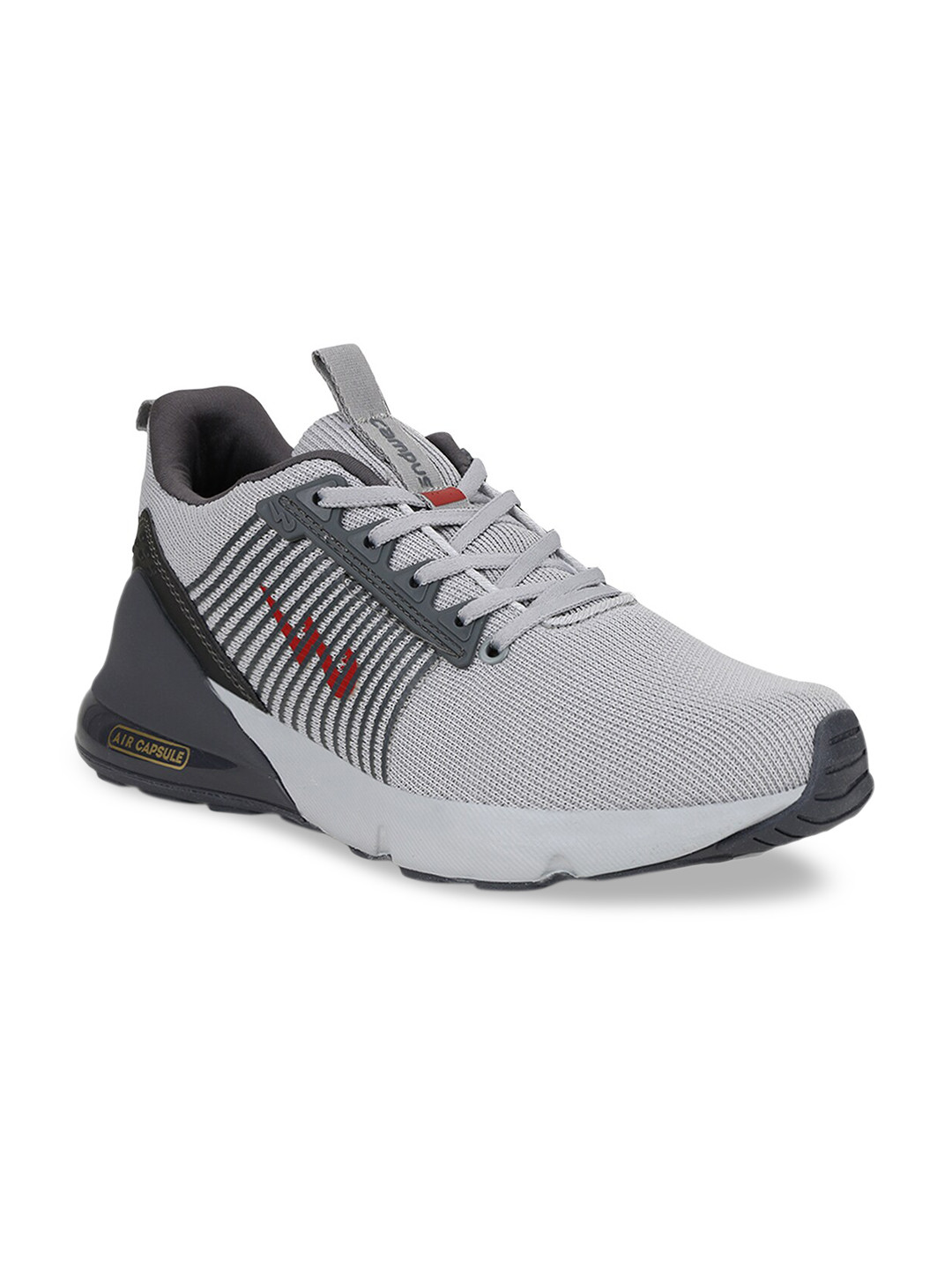 

Campus Men Grey Mesh Running Shoes