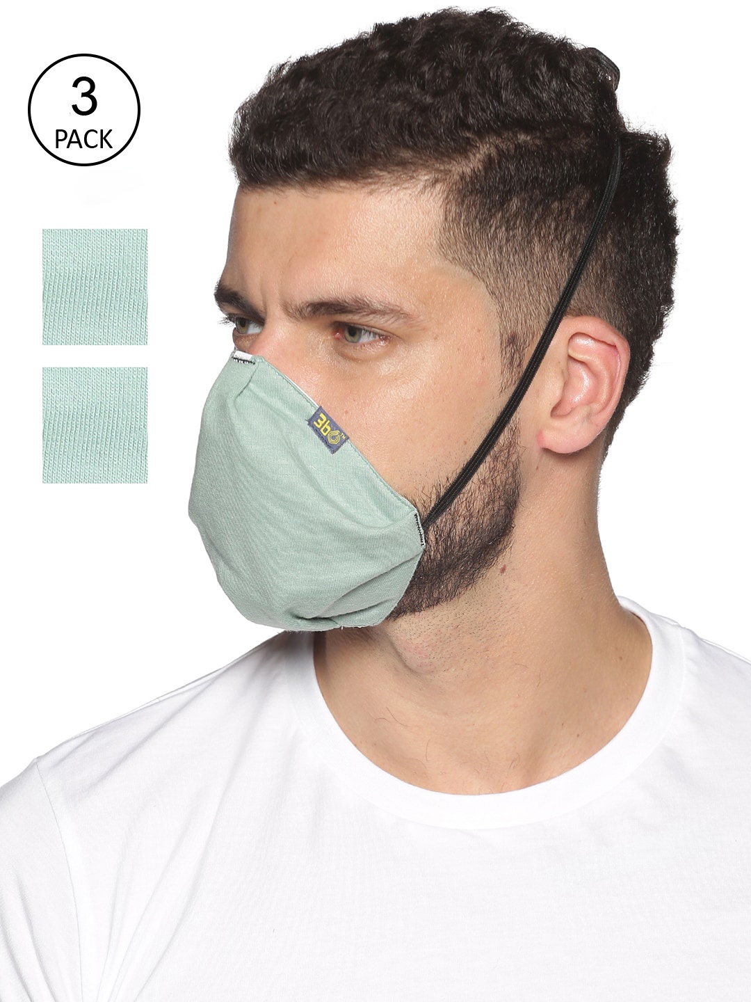 

3BO Pack Of 3 Assorted 3-Ply Deltoid Lite Reusable Protective Outdoor Masks