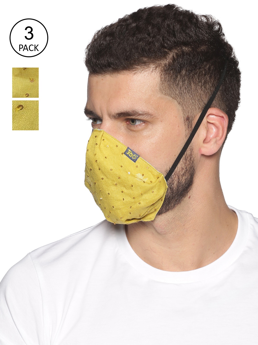 

3BO Pack Of 3 Assorted 3-Ply Reusable Protective Outdoor Masks