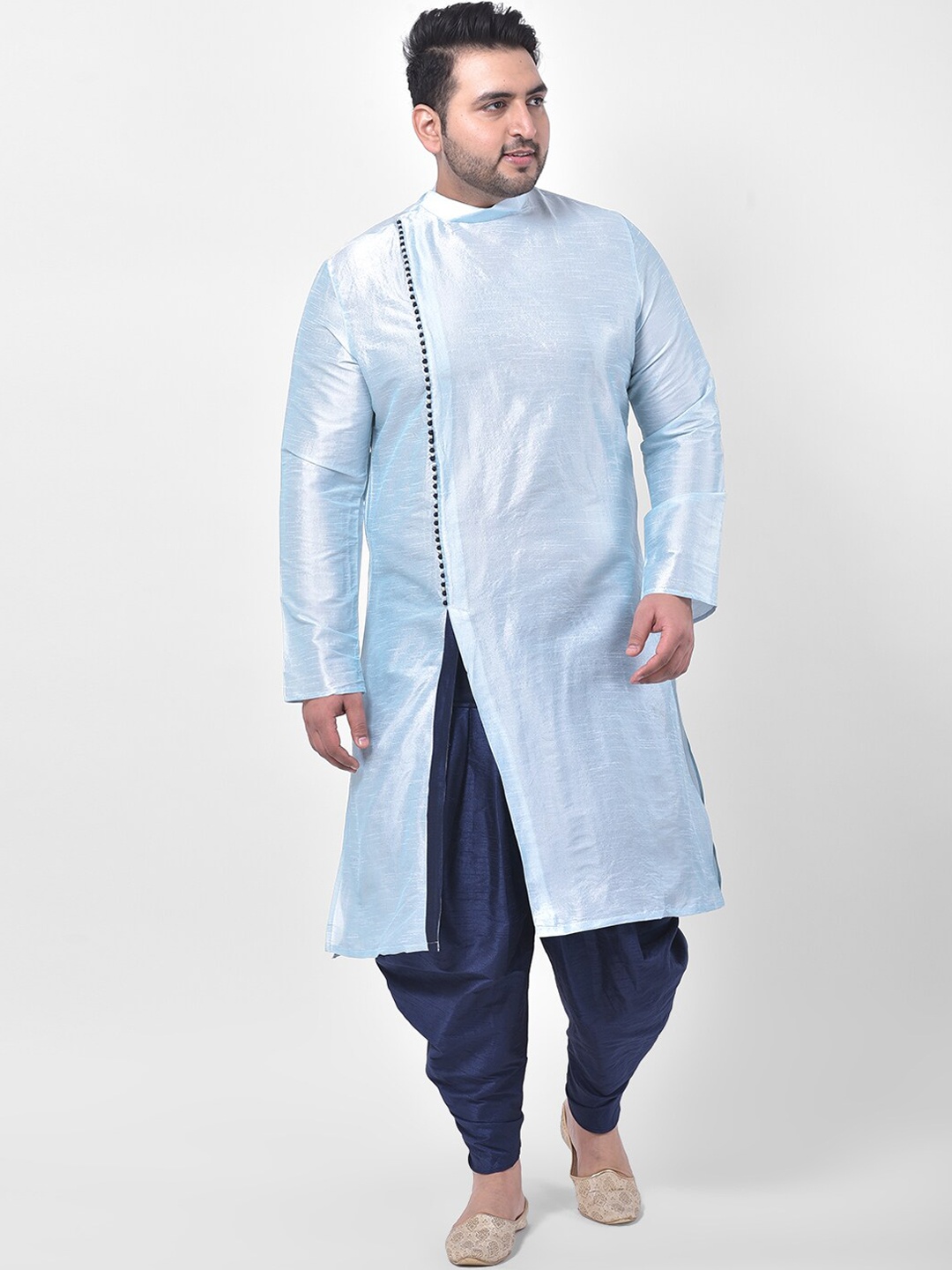 

DEYANN PLUS Men Blue Kurta