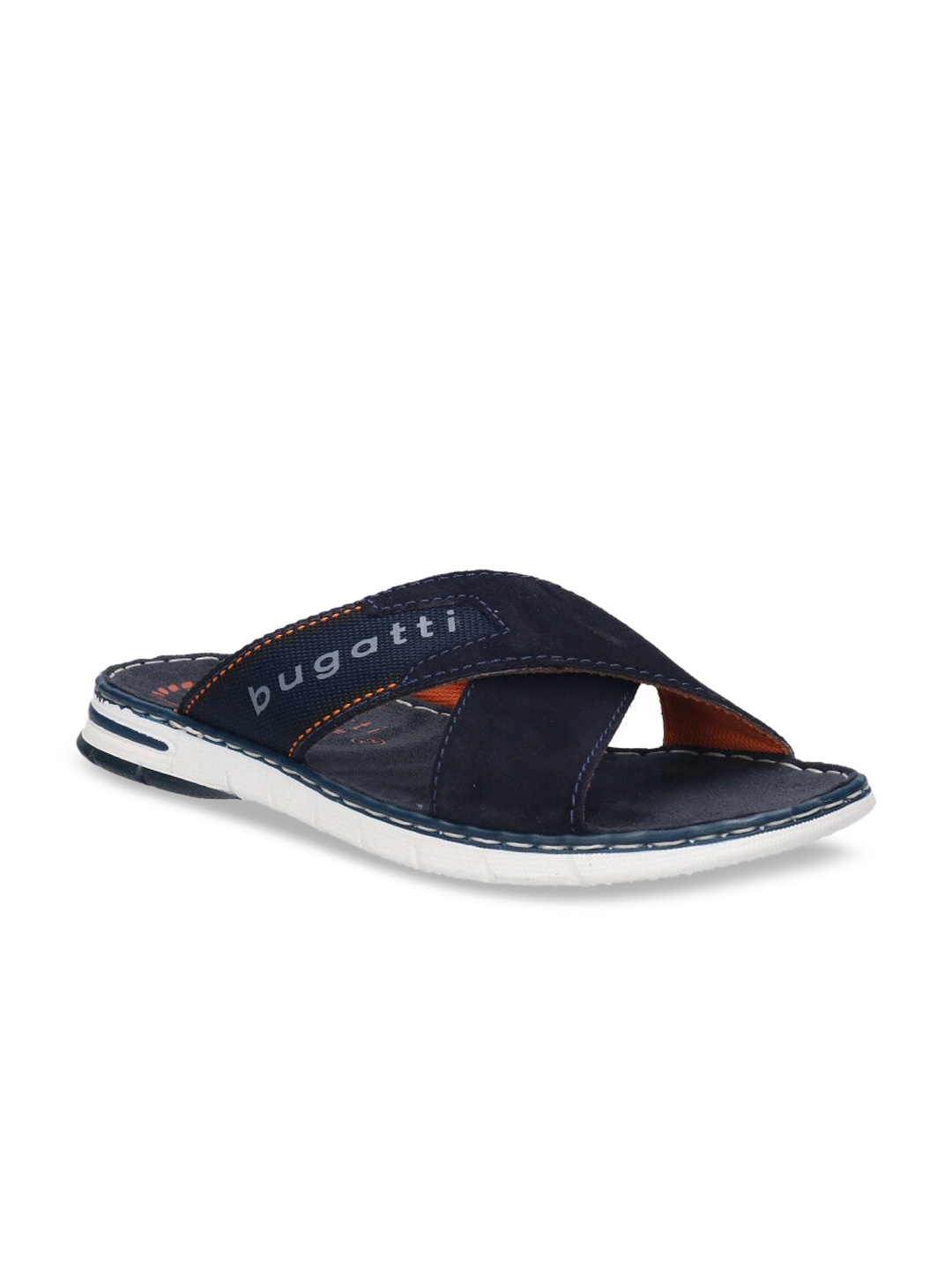 

Bugatti Men Blue & White Comfort Sandals