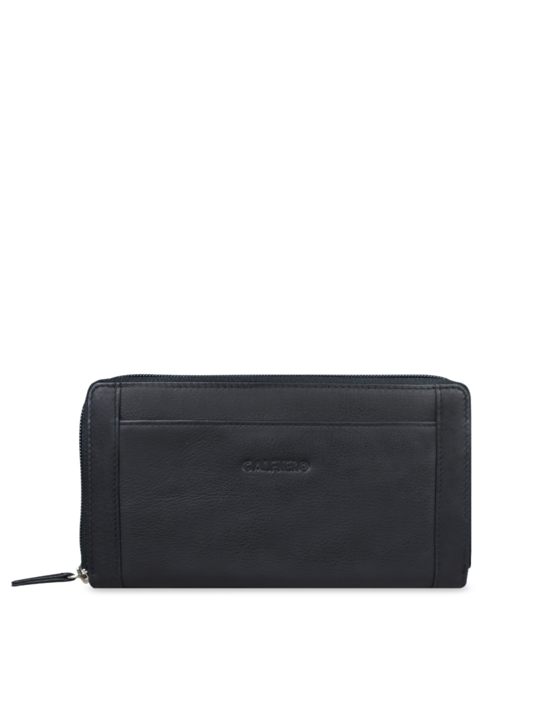 CALFNERO Black Solid Clutch
