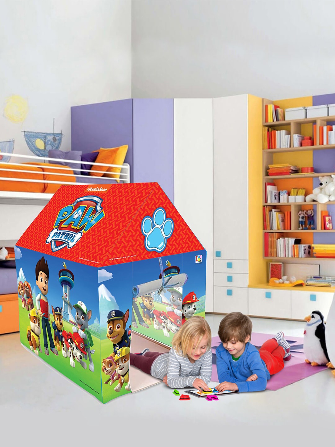 

PAW PATROL Kids Blue & Red Indoor & Outdoor Play Tent House
