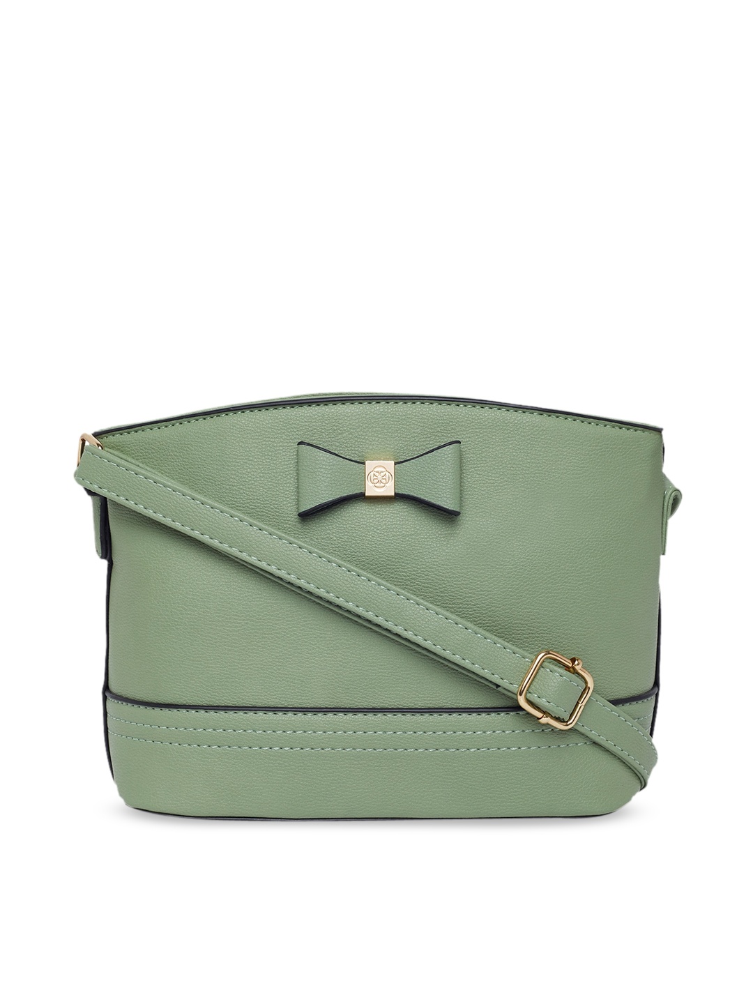 

CERIZ Green Solid Sling Bag