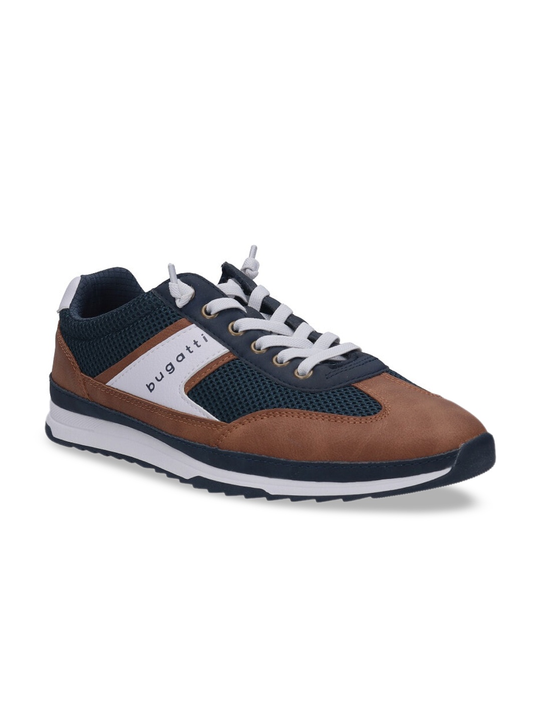 

Bugatti Men Blue Oxfords