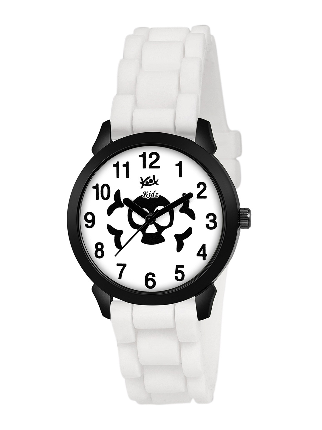 

Kool Kidz Unisex Kids White & Black Analogue Watch KOOL KIDZ DMK 042 WH 04