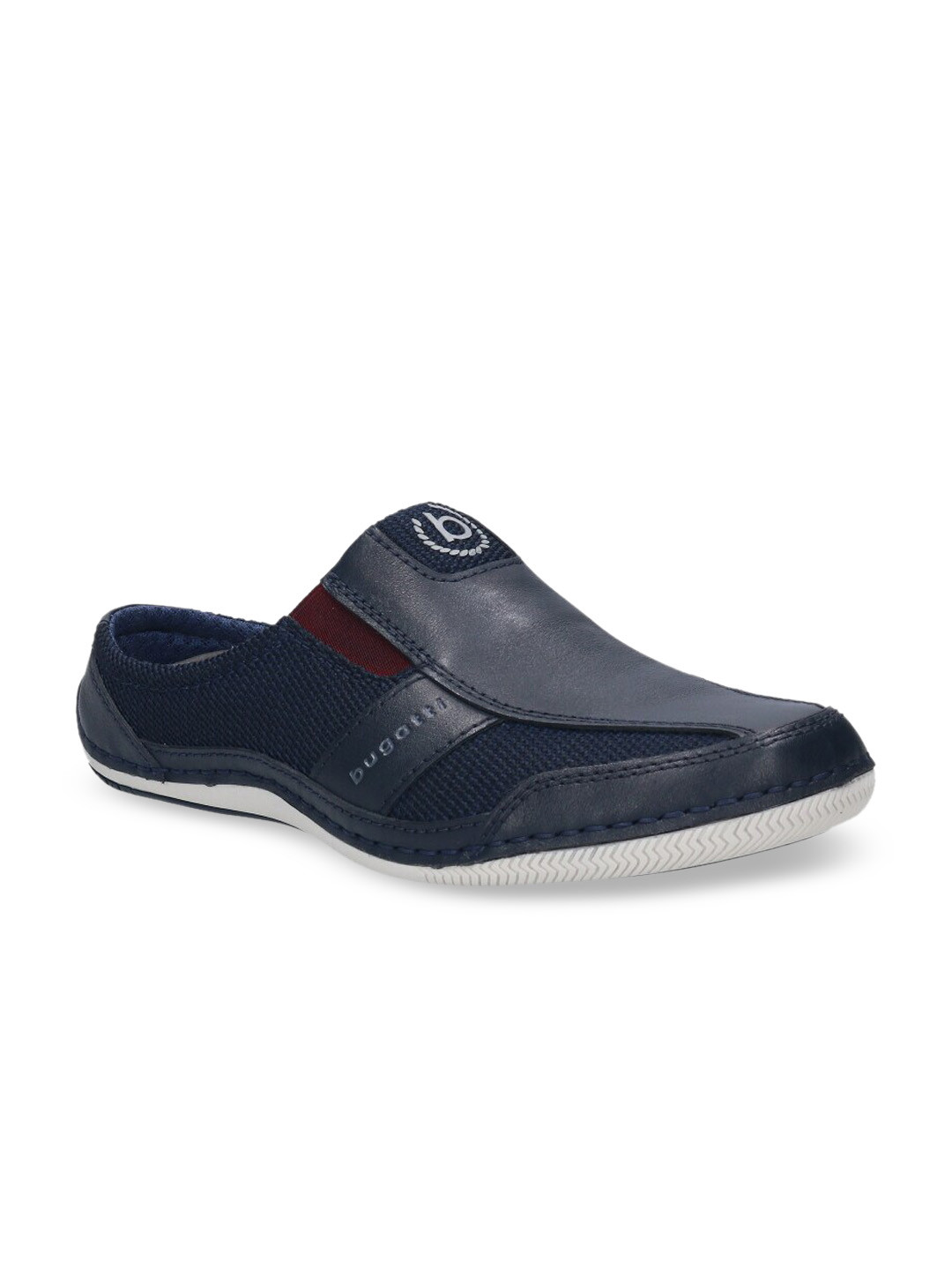 

Bugatti Men Blue Slip-on Casual Mules