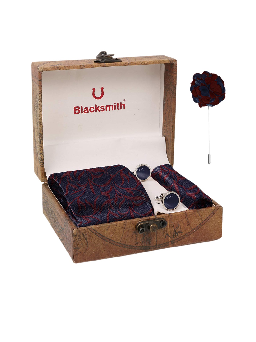 

Blacksmith Men Blue & Red Accessory Gift Set