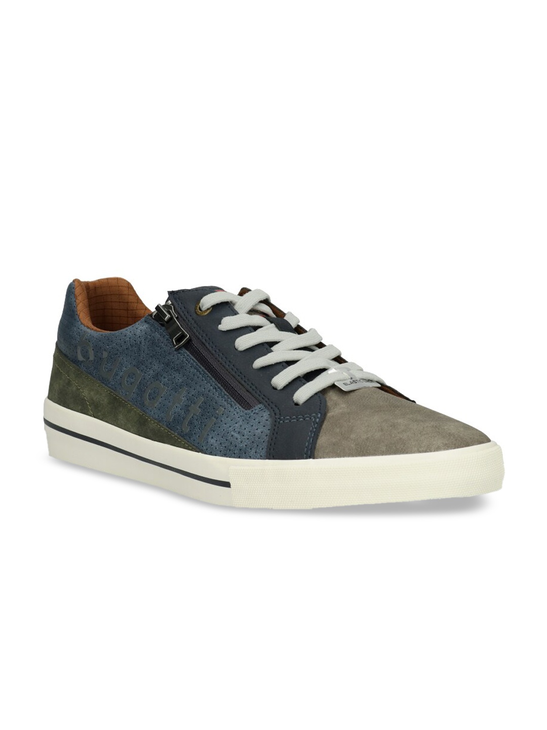 

Bugatti Men Multicoloured Colourblocked Casual Sneakers, Multi