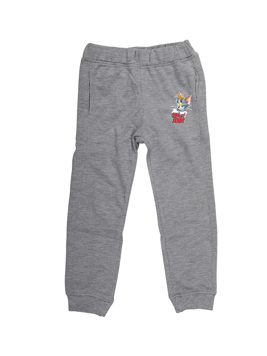 

Tom & Jerry Boys Grey & Red Solid Joggers