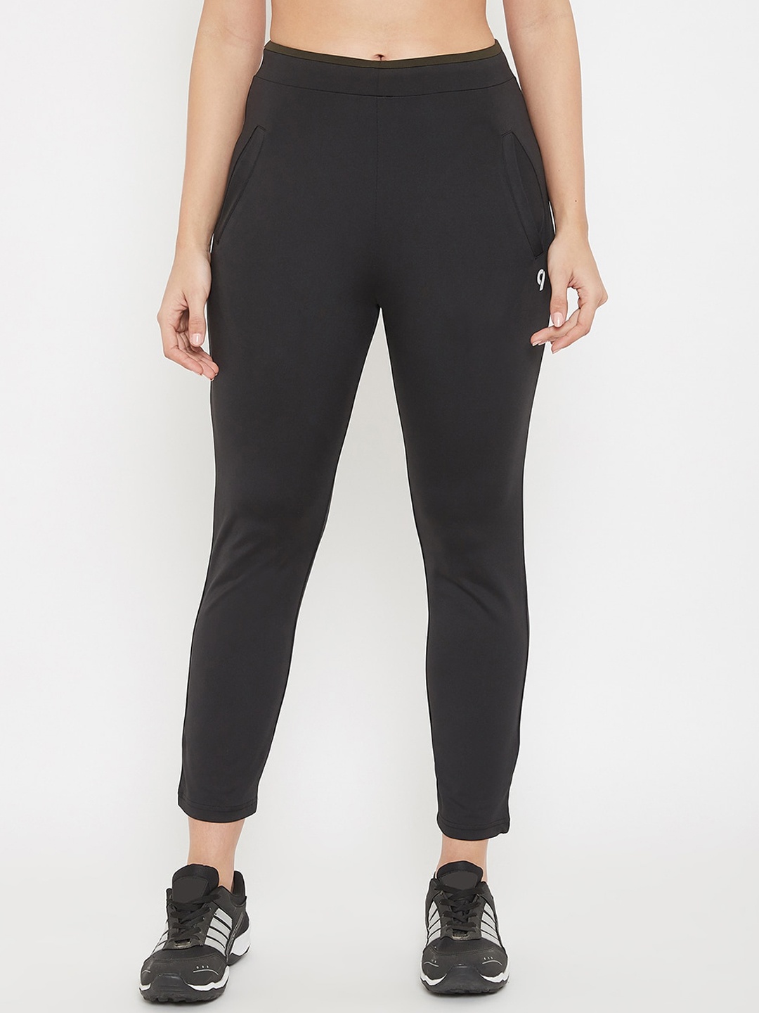

C9 AIRWEAR Women Black Solid Track Pants