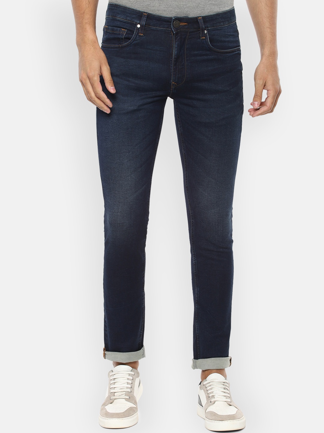 

Louis Philippe Jeans Men Navy Blue Slim Fit Jeans