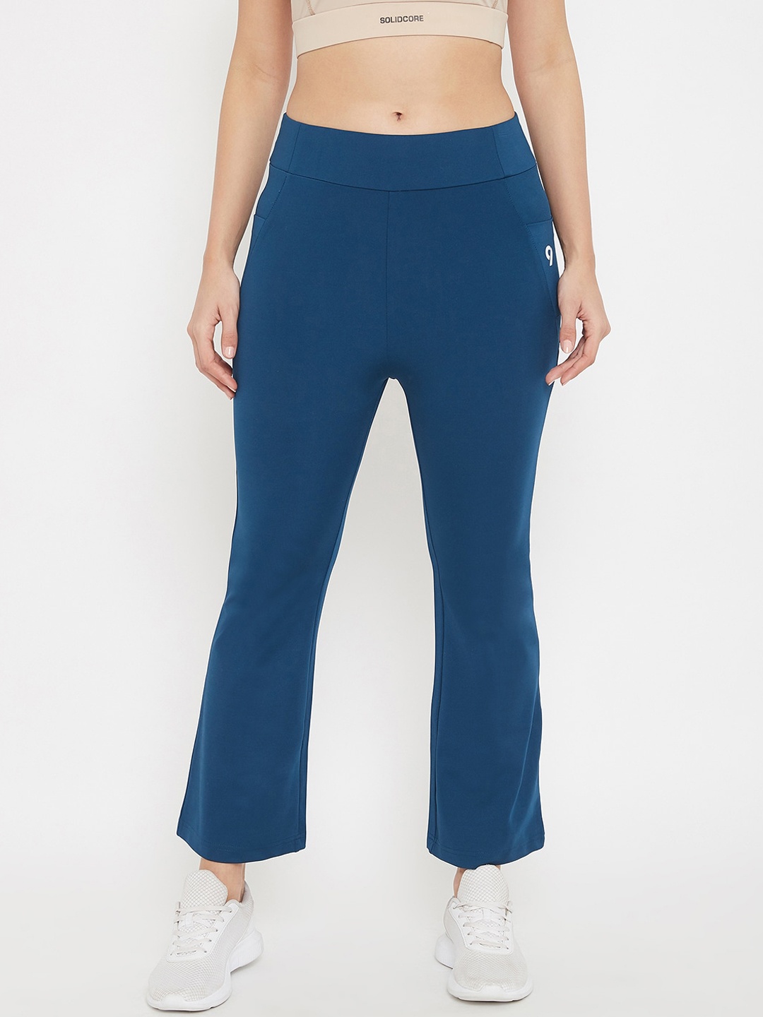 

C9 AIRWEAR Women Blue Solid Bootcut Track Pants
